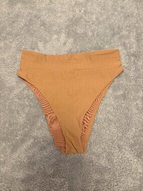 Aerie High Cut Cheeky Swim Bottoms Size Medium